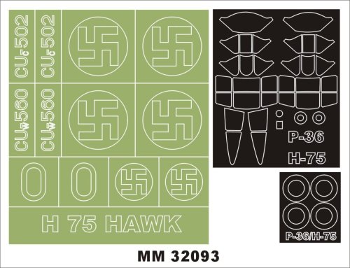 Go to product MONTEX MM32093 - 1:32 Curtiss H-75 Hawk Finland