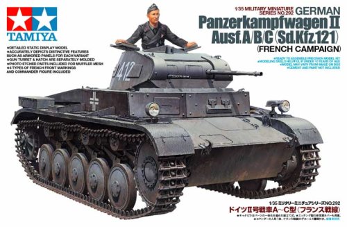 Go to product TAMIYA 35292 - 1:35 German Pz.Kpfw. II - Ausf. A/B/C (Sd.Kfz.121)