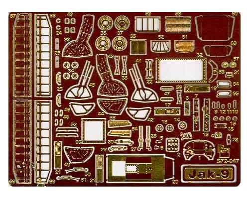 Go to product PART S72047 - 1:72 Yakovlev Yak-9