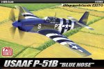 ACADEMY 12303 - 1:48 USAAF P-51B Blue Nose