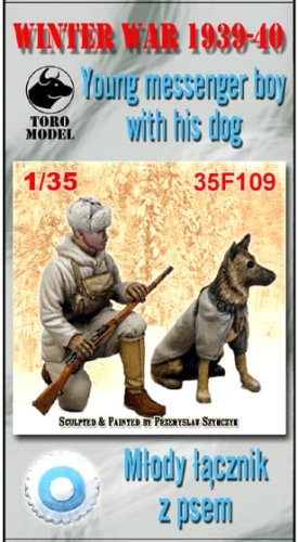 Go to product TORO MODEL 35F109 - 1:35 Winter War 1939-40 - Young messenger boy with dog