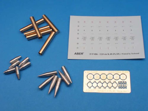 Go to product ABER 35P06  - 1:35 Ammunition 12,8 cm K.40 do (Pz.Sfl) Sturer Emil