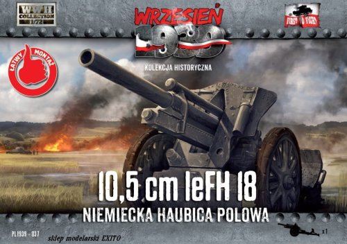 Go to product FIRST TO FIGHT 037 -  September 1939 - 1:72 10,5cm leFH 18 Howitzer
