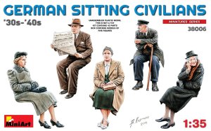 MINIART 38006 - 1:35 German Sitting Civilians 30s-40s
