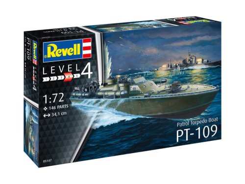 Go to product REVELL 05147 - 1:72 Patrol Torpedo Boat PT-109
