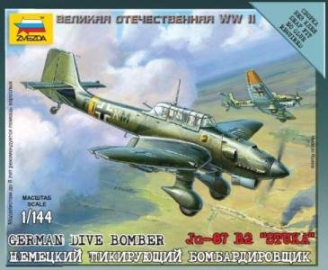 Go to product ZVEZDA 6123 - 1:144 German Dive Bomber Junkers Ju-87 B2 Stuka