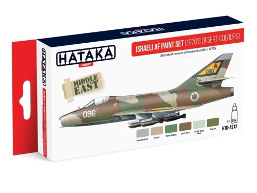 Go to product HATAKA AS12 - Israeli AF 1970s desert colours paint set
