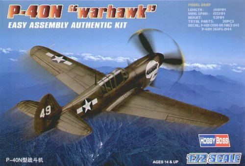 Go to product HOBBY BOSS 80252 - 1:72 P-40N Warhawk