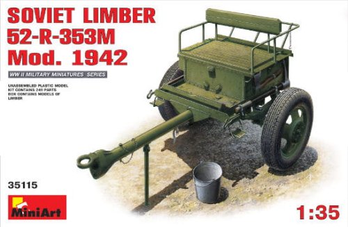 Go to product MINIART 35115 - 1:35 Soviet Limber 52-R-353M Mod.1942