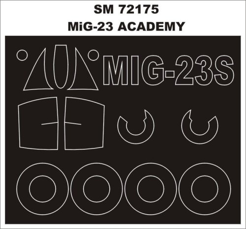 Go to product MONTEX SM72175 - 1:72 MiG-23 S
