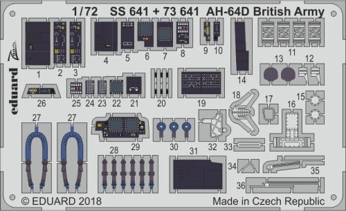 Go to product EDUARD SS641 - 1:72 AH-64D British Army
