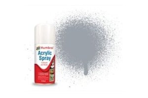 HUMBROL 165 - Med.Sea Grey Satin spray can 150 ml.