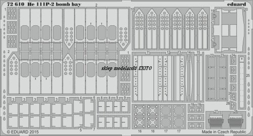 Go to product Eduard 72610 - 1:72 He 111P-2 bomb bay