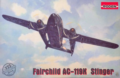 Go to product RODEN 322 - 1:144 Fairchild AC-119K  Stinger