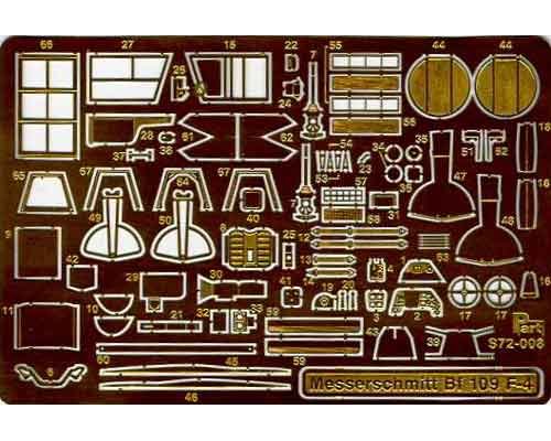 Go to product PART S72008 - 1:72 Messerschmitt Bf 109 F-4