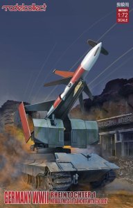 MODELCOLLECT UA72031 - 1:72 Germany WWII Rheintochter 1 Movable Missile Launcher with E50 Body