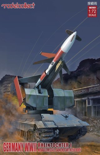 Go to product MODELCOLLECT UA72031 - 1:72 Germany WWII Rheintochter 1 Movable Missile Launcher with E50 Body