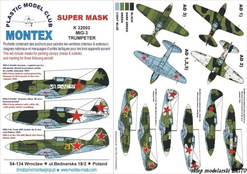 Go to product MONTEX K32003 - 1:32 MiG-3