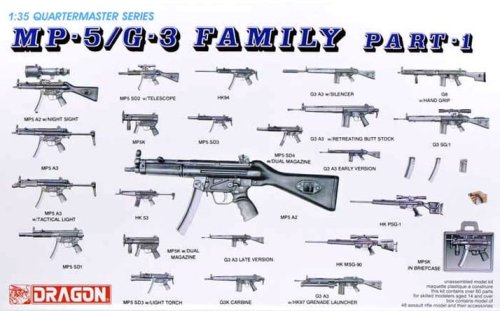 Go to product DRAGON 3803 - 1:35 MP-5/G-3 Family part.1