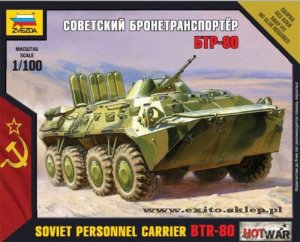 ZVEZDA 7401 - 1:100 BTR-80 Soviet Personnel Carrier - Hot War Series