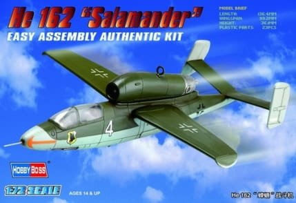 Go to product HOBBY BOSS 80239 - 1:72 He162 Salamander