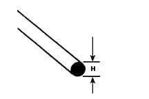 PLASTRUCT 90856 - Solid styrene round rod 1.1 mm x 250 mm