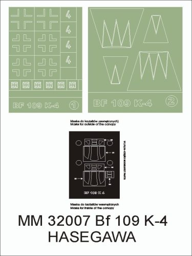 Go to product MONTEX MM32007 - 1:32 Messerschmitt Bf-109 K-4