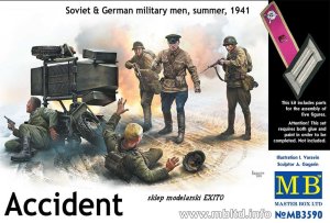 MASTER BOX 3590 - 1:35 Accident - Soviet & German military men, summer 1941