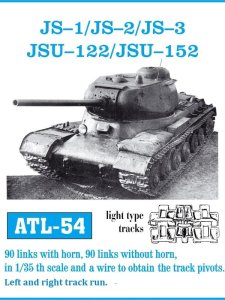 Friulmodel ATL-054 - 1:35 JS-1 / JS-2 / JS-3 / JSU-122 / JSU-152 light type metal tracks