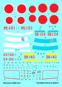 TECHMOD 48097 - 1:48 Mitsubishi A6M2 Zero