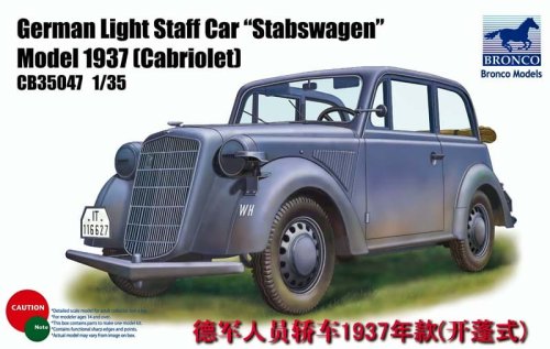 Go to product BRONCO CB 35047 - 1:35 German Opel Light Staff Car Stabswagen