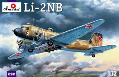 Go to product AMODEL 72231 - 1:72 Lisunov Li-2 NB