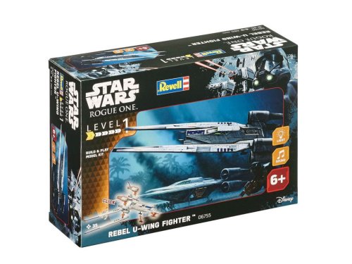 Go to product REVELL 06755 - 1:100 Star Wars Rebel U-Wing Fighter - Build & Play easy kit