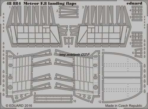 Go to product EDUARD 48884 - 1:48 Meteor F.8 landing flaps