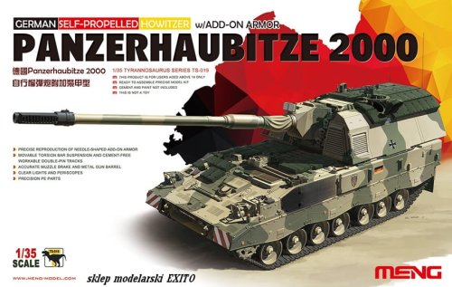 Go to product MENG MODEL TS019 - 1:35 Panzerhaubitze 2000 w/ Add-on armor