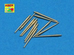 ABER 1:350L-41  - 1:350 Set of 12 pcs 100mm barrels M1930 L45 for French ships