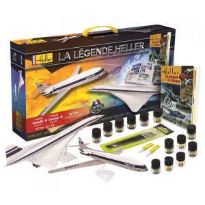 HELLER 52324 - 1:100 Caravelle & Concorde Set