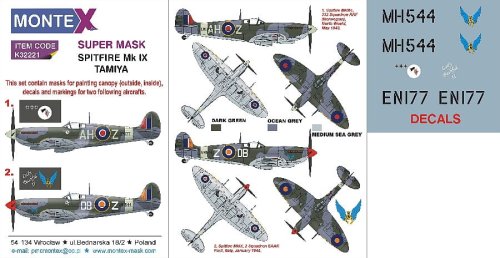 Go to product MONTEX K32222 - 1:32 Spitfire Mk.I