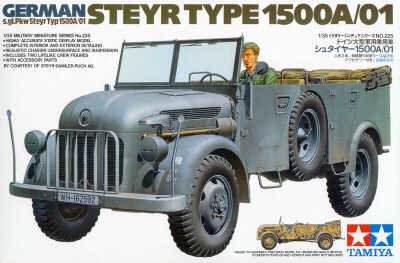 Go to product TAMIYA 35225 - 1:35 German Steyr Type 1500A/01