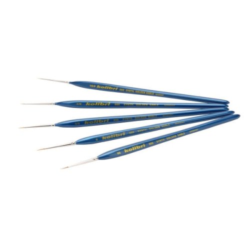 Go to product HARDER & STEENBECK 170007 - Set of synthetic paintbrushes, sizes 10/0, 5/0, 3/0, 2/0, 0