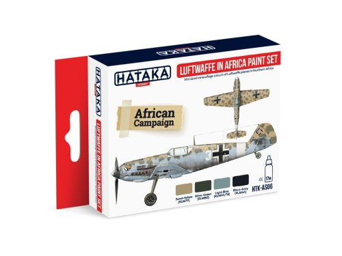 Go to product HATAKA AS06 - Luftwaffe in Africa paint set
