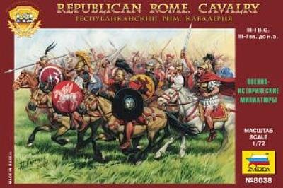Go to product ZVEZDA 8038 - 1:72 Republican Rome Cavalry III-I B.C.