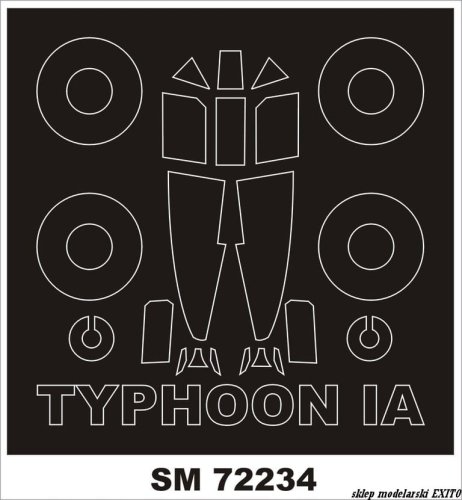 Go to product MONTEX SM72234 - 1:72 Typhoon Ia