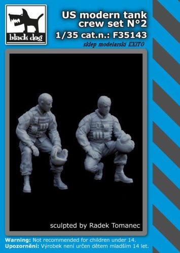 Go to product BLACK DOG F35143 - 1:35 US modern tank crew set N°2