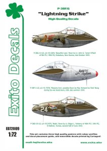 EXITO DECALS ED72009 - 1:72 Lightning Strike