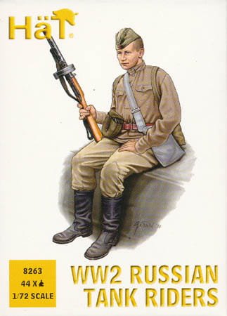 Go to product HAT 8263 - 1:72 WW2 Russian Tank Riders