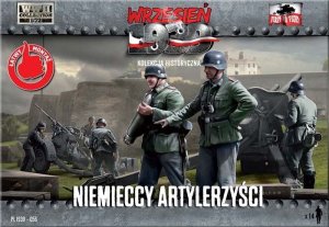 FIRST TO FIGHT 056 -  Wrzesień 1939 (September 1939) - 1:72 German artillery crew - figure set with magazine.