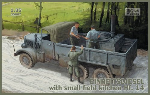 Go to product IBG 35007 - 1:35 Einheitsdiesel with small field kitchen Hf.14