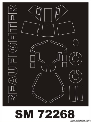 Go to product MONTEX SM72268 - 1:72 Beaufighter TF.X