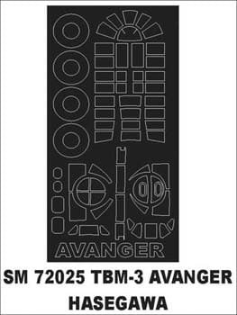 Go to product MONTEX SM72025 - 1:72 TBM-3 Avenger